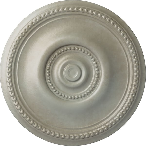 Ekena Millwork Raynor Ceiling Medallion (Fits Canopies up to 6"), Hand-Painted Flash Gold, 20 5/8"OD x 1 3/8"P CM20BEFLS - main